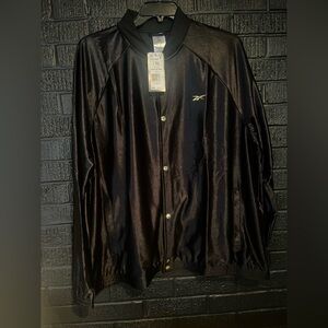 Reebok Men's Glossy Black jacket